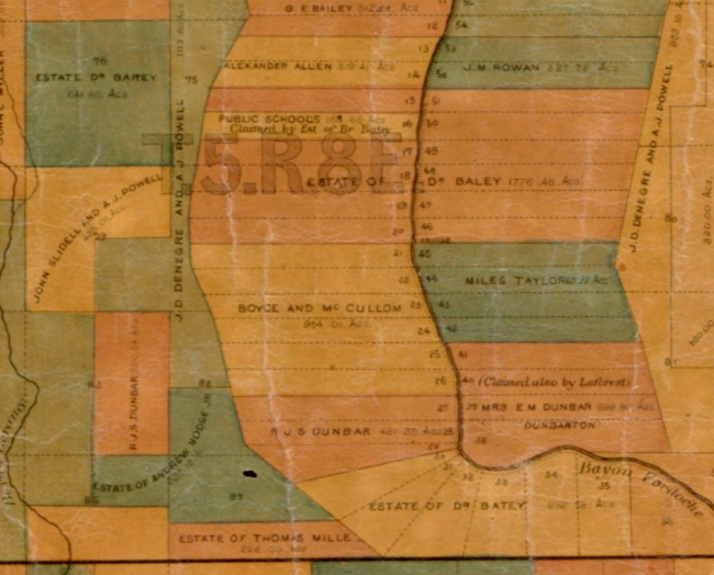 Batey & Downing Plantation on Bayou Fordoche 